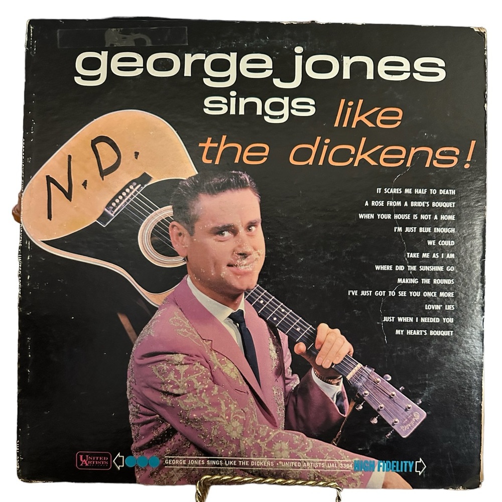 George Jones - 1964 - sings like the Dickens record vinyl album